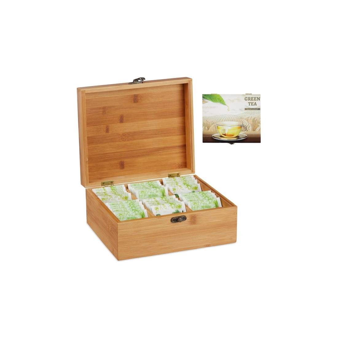 6-fack bambu teask | Hem & Hobby - Hem & Hushåll - Kök - Köksredskap - Lock | Pryloteket