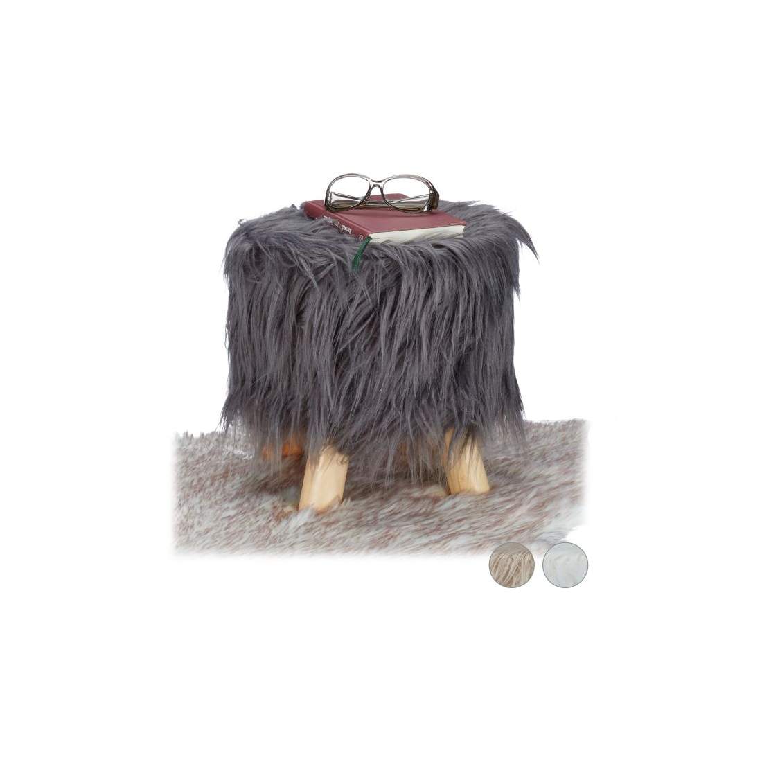 Fotpall i fuskpäls | Hem & Hobby - Hem & Hushåll - Sovrum | Pryloteket