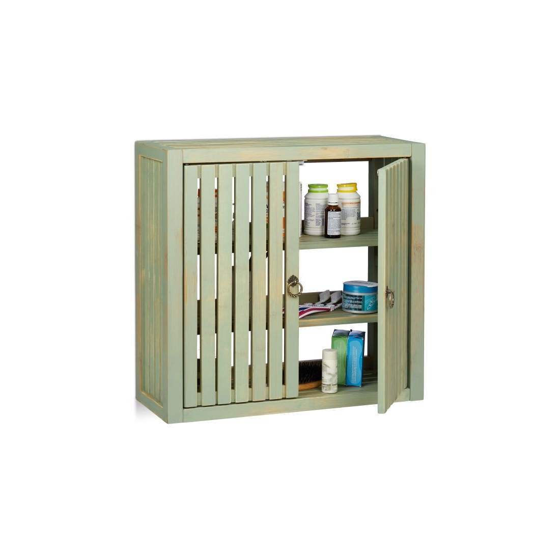 Vintage bambu väggskåp | Hem & Hobby - Hem & Hushåll - Badrum | Pryloteket