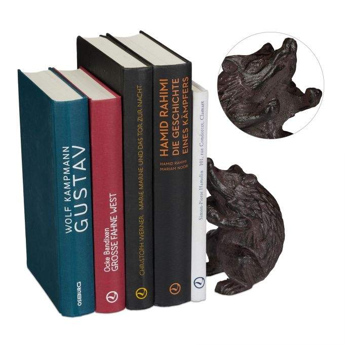 Bogstøtte med dyretema