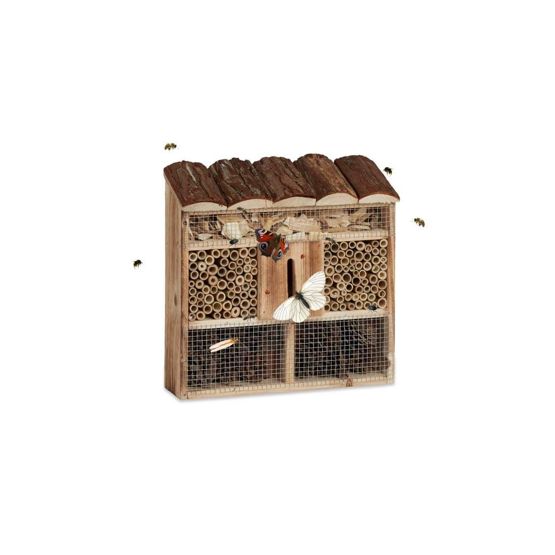 Hängande insektshotell, insektshus för vilda bin eller fjärilar, bohjälp för insekter | Hem & Hobby - Hem & Hushåll - Balkong | Pryloteket