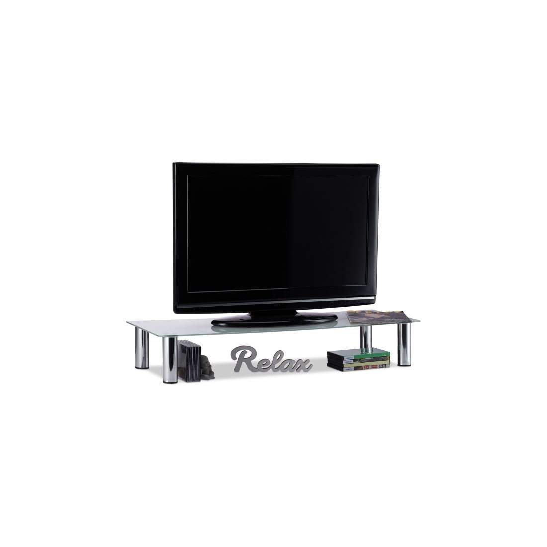 TV-bänk i glas | Elektronik | Pryloteket