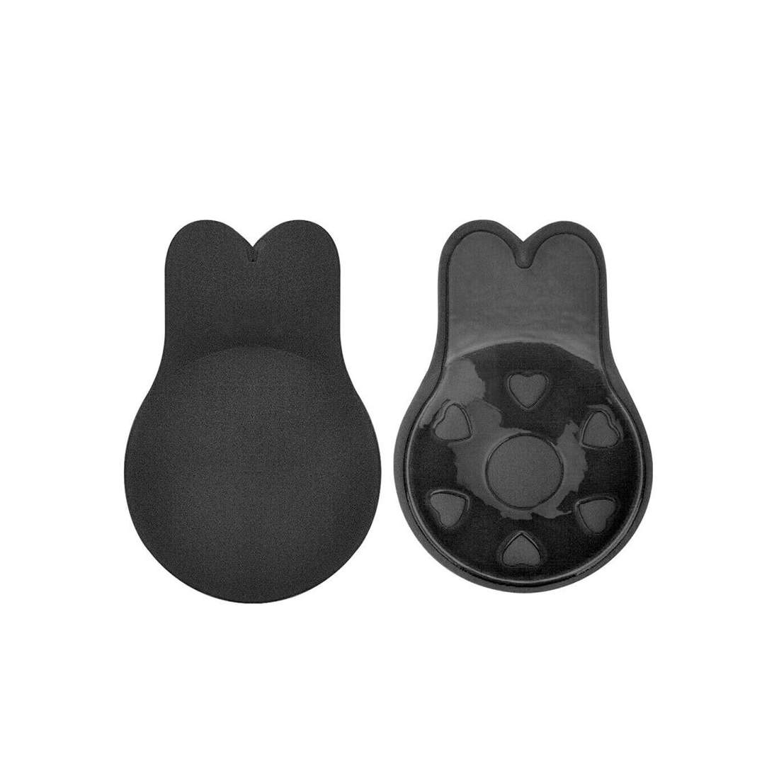 Selfadhesive bra, Nipple cover S/M Black eStore