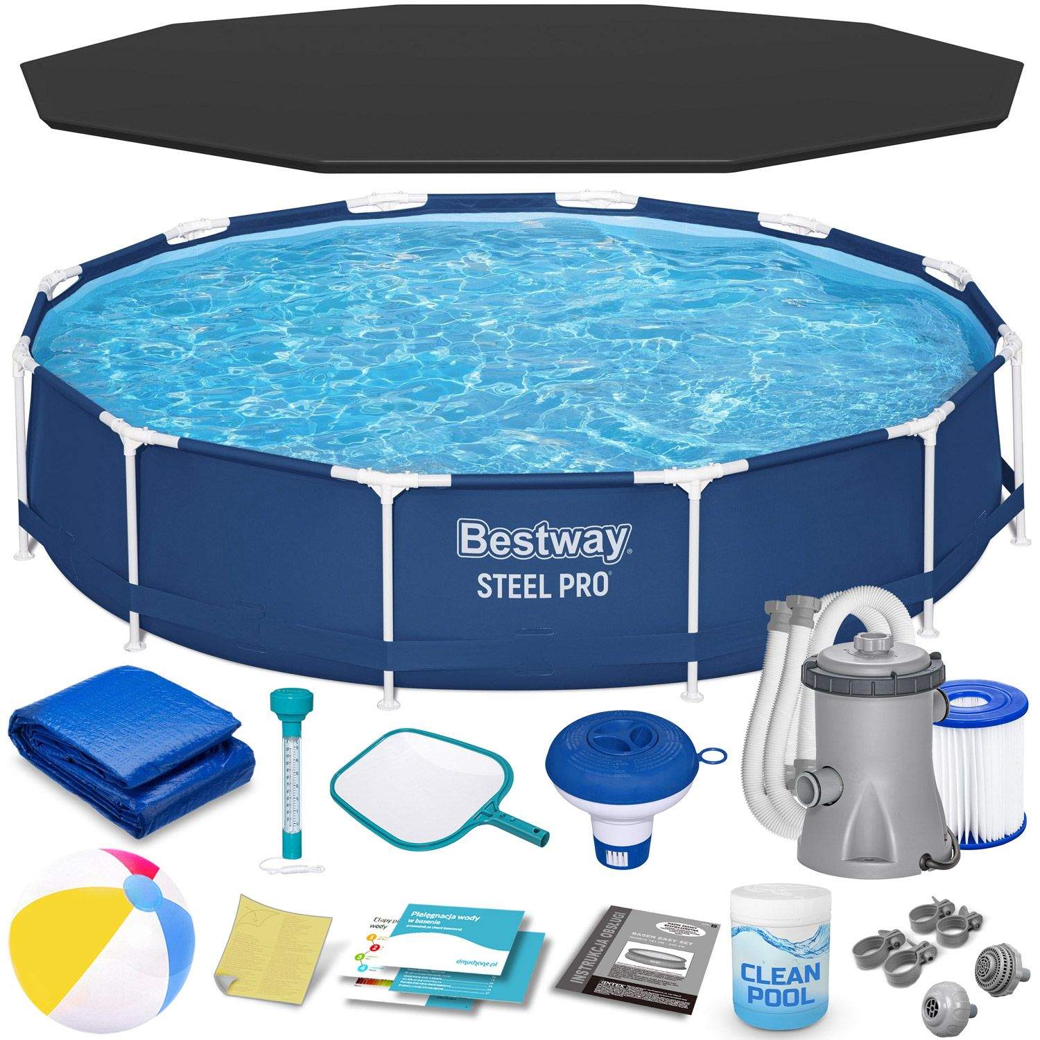 Ramme havepool 366 x 76 cm 16 i 1 Bestway 56681