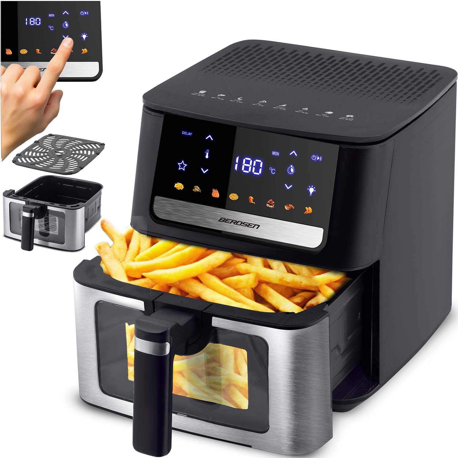 Airfryer Berdsen BD-655 sort