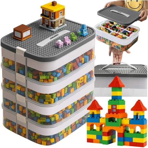 Blocklåda - 4 nivåer Kruzzel 25758 | Hem & Hobby - Hem & Hushåll - Kök - Köksredskap - Lock | Pryloteket