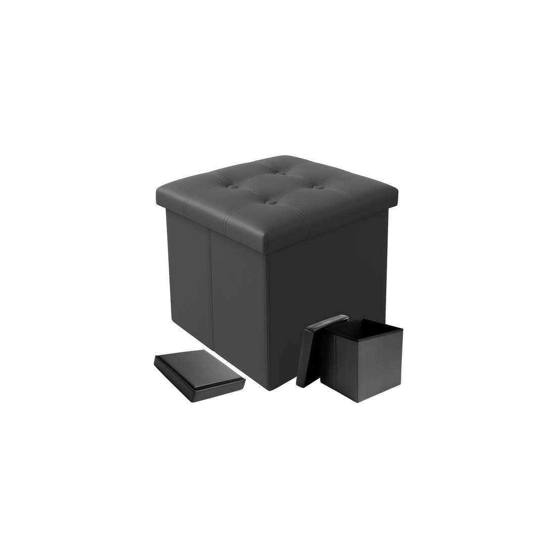 Vikbar puff grå 25780 | Leksaker & Spel - Leksaker | Pryloteket