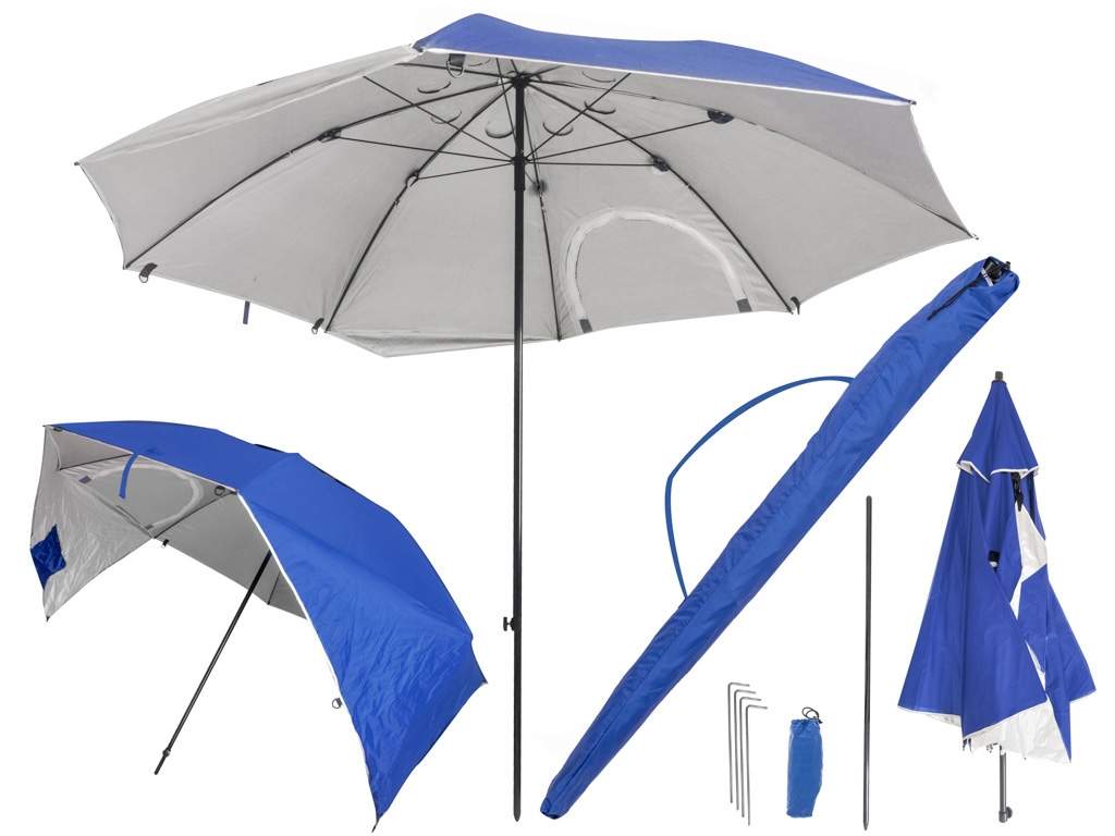 Strandparasol havetelt folde stort