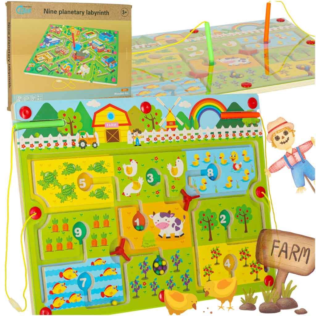 Magnetisk spil labyrintbolde by