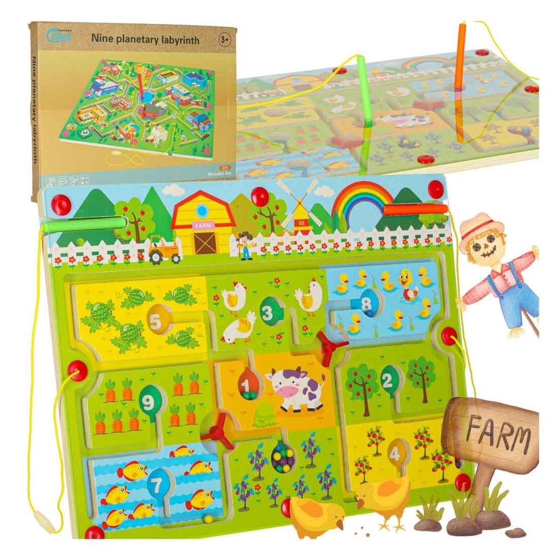 Magnetiska spel labyrint bollar stad | Leksaker & Spel - Leksaker - Övriga Leksaker - Bollar | Pryloteket