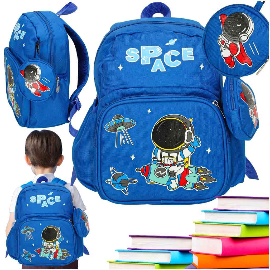 Børnehave astronaut skole rygsæk 30x14x23cm