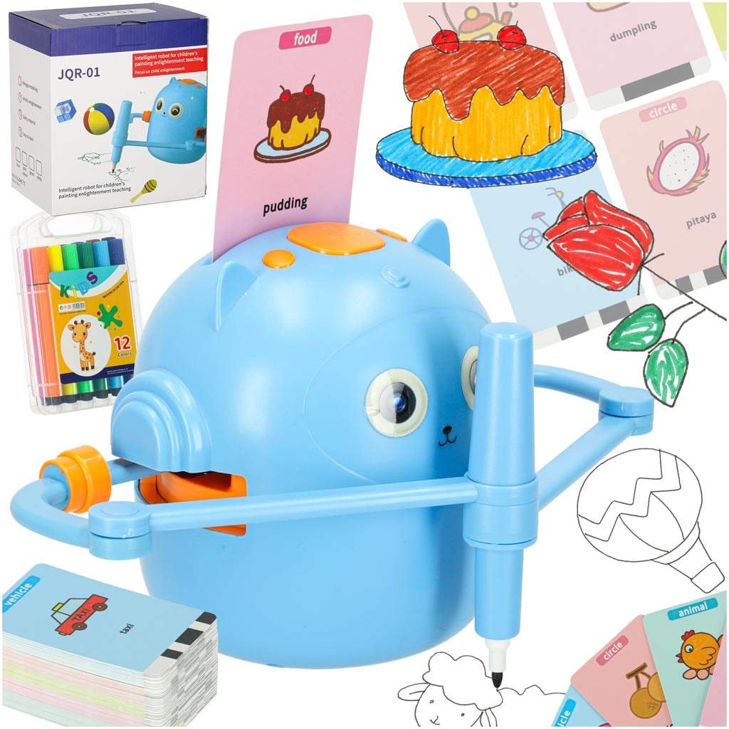 Pedagogisk ritrobot som lär sig att skriva blått | Hem & Hobby | Pryloteket