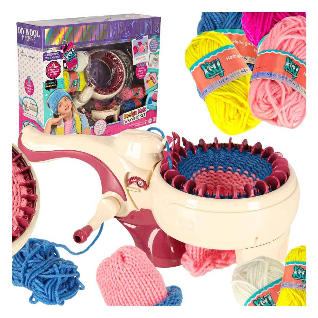 Stickmaskin sysats 5 garn | Hem & Hobby | Pryloteket