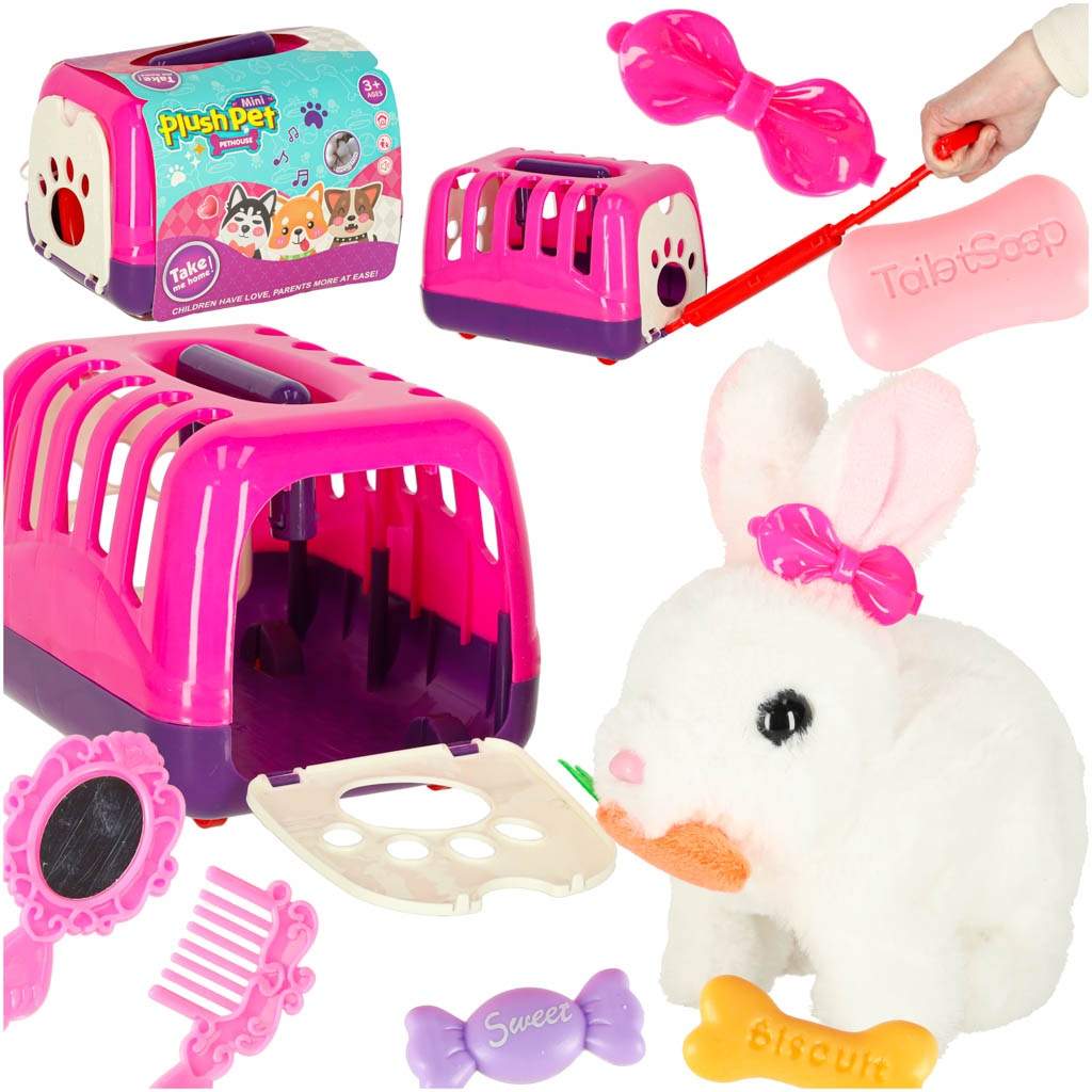 Gulerods kanin kanin går vrikker med ørerne