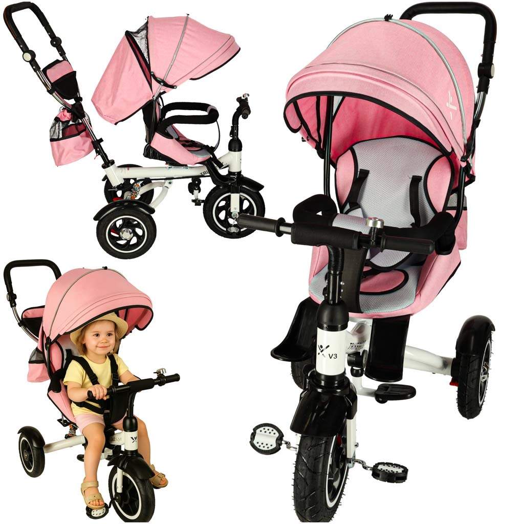 Trike Fix V3 trehjulet cykel pink
