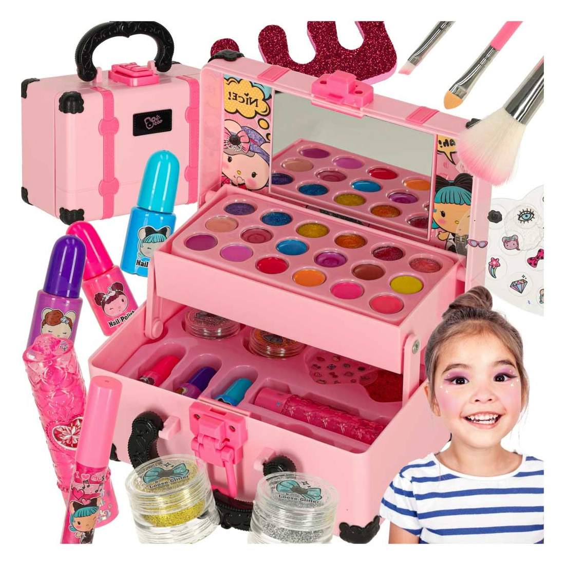 Sminkkitfodral för barn | Hälsa & Skönhet - Smink & Tillbehör - Smink | Pryloteket