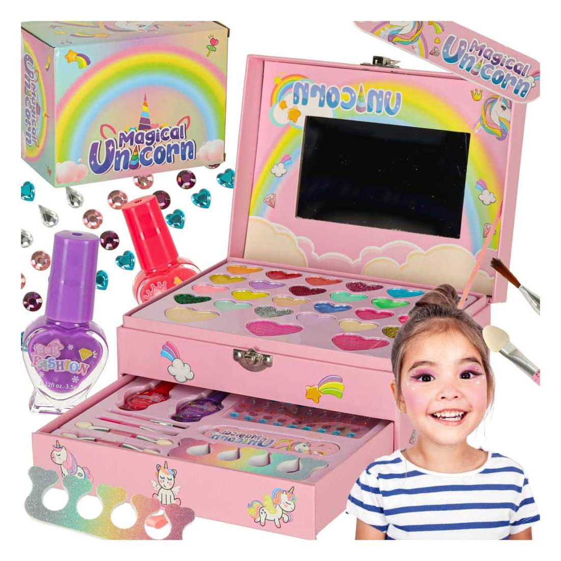 Barnsmink och nagelkitstam | Hälsa & Skönhet - Smink & Tillbehör - Smink | Pryloteket