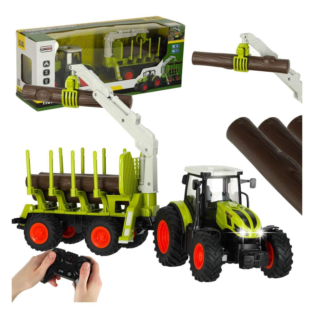 RC gårdstraktor med 2,4G lyft | Hem & Hobby | Pryloteket