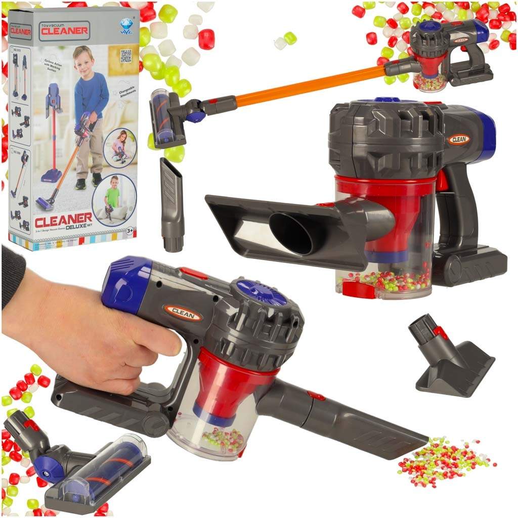 Upprättstående dammsugare för barn med sugfunktion 2in1 | Hem & Hobby | Pryloteket