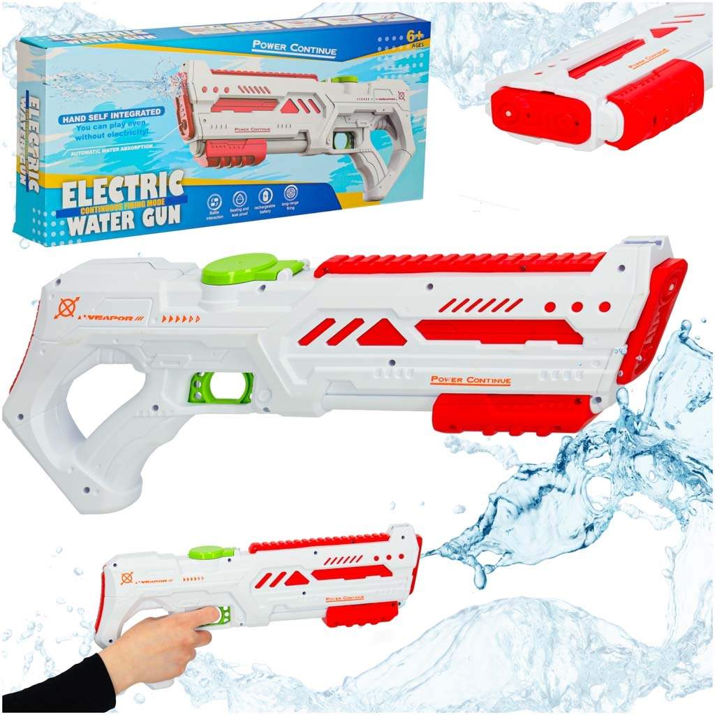 Elektrisk vandpistol hvid
