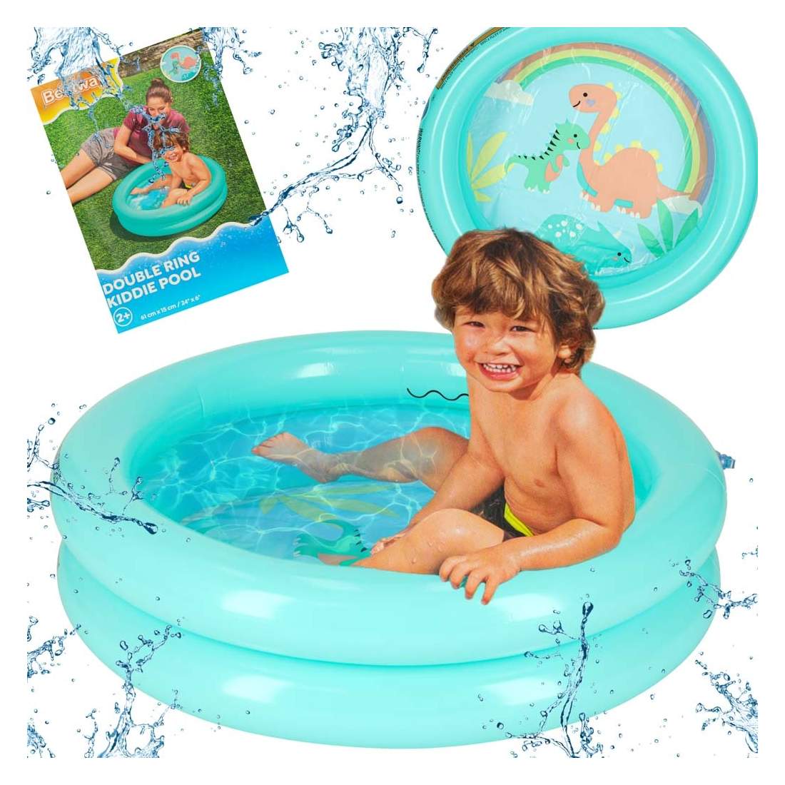BESTWAY 51061 Barnbassäng 61cm turkos | Mode & Accessoarer - Smycken, Smyckesset & Tillbehör - Ringar | Pryloteket