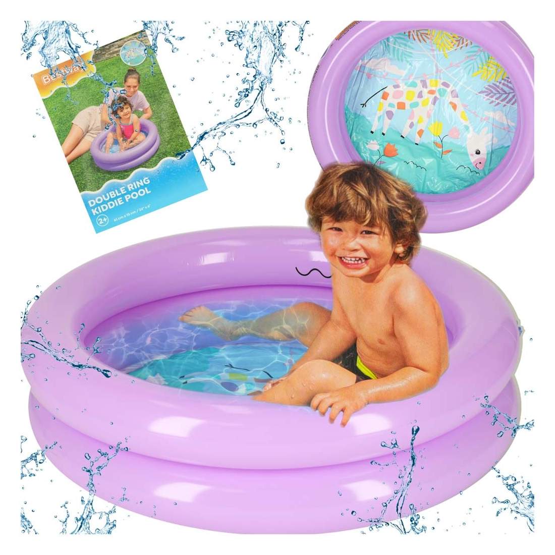 BESTWAY 51061 Barnbassäng 61cm lila | Mode & Accessoarer - Smycken, Smyckesset & Tillbehör - Ringar | Pryloteket
