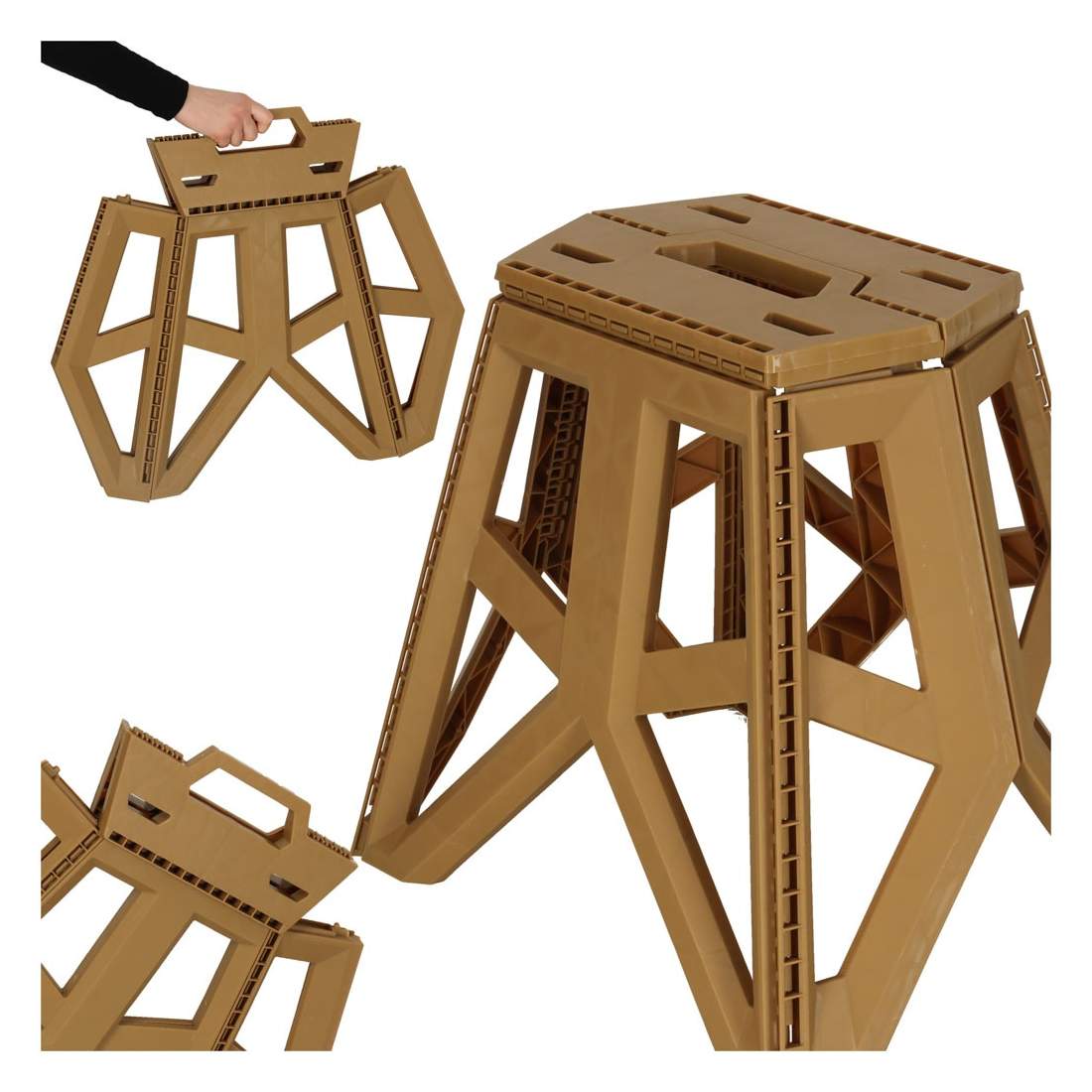 Turist hopfällbar pall khaki | Hem & Hobby | Pryloteket