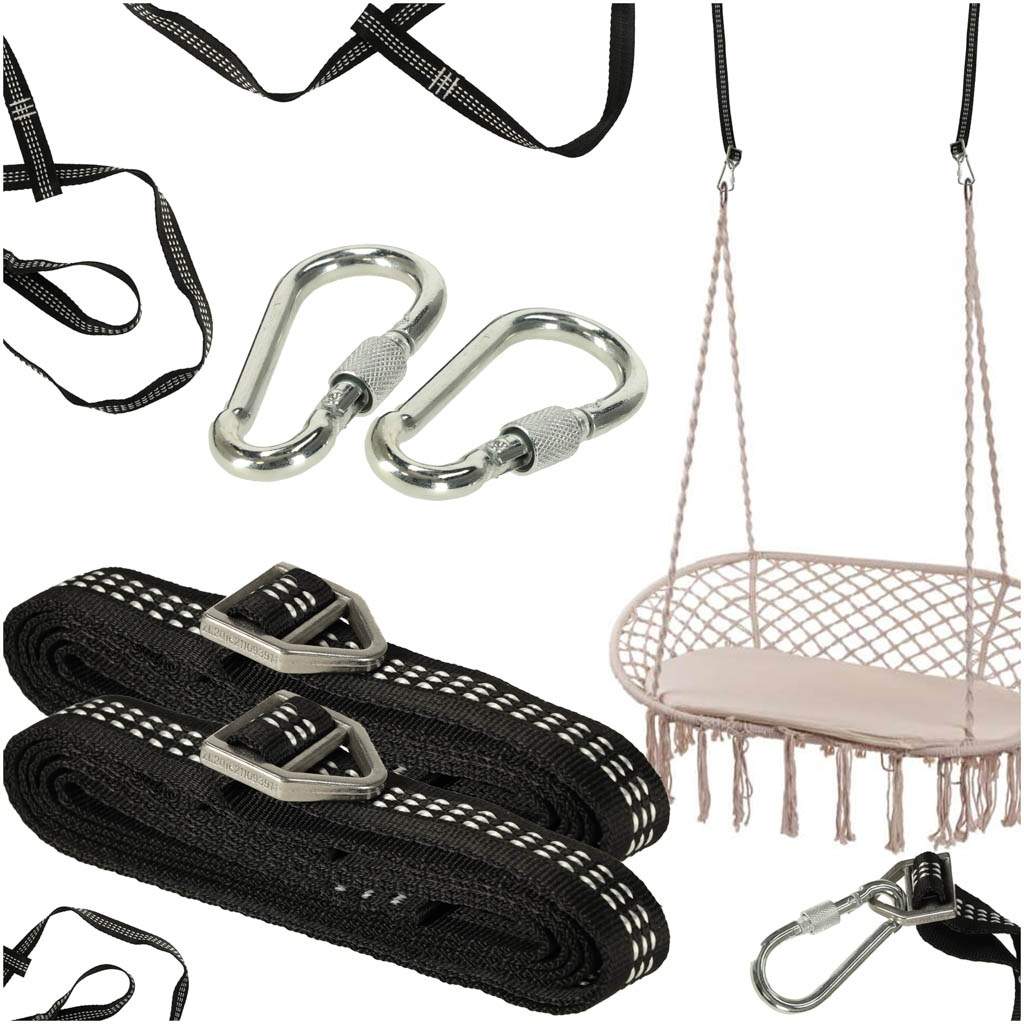 Swing bælte karabinhage monteringssæt