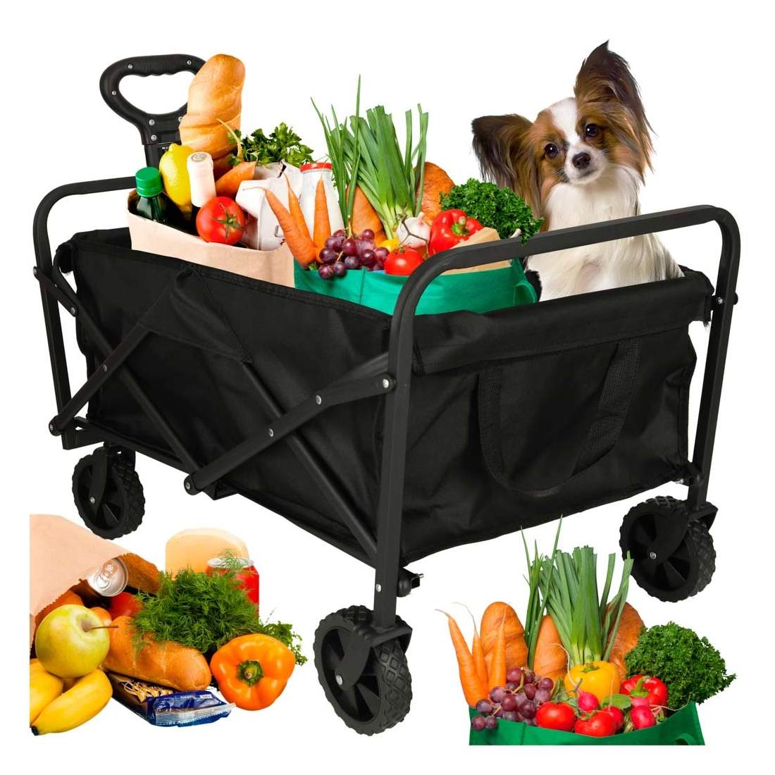 Fällbar resevagn för shopping | Hem & Hobby | Pryloteket