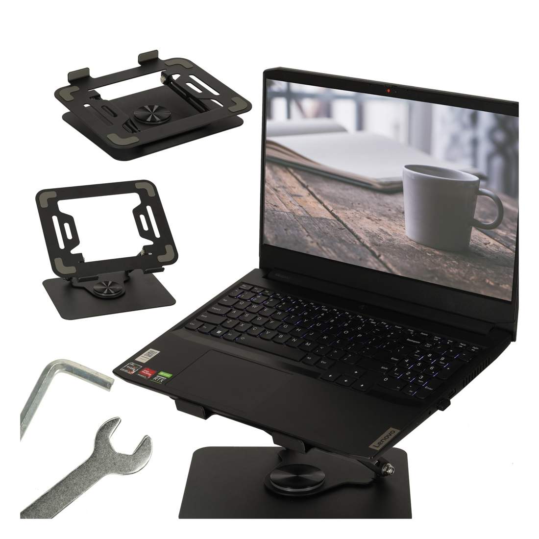 Bärbar datorhållare stativ vridbar justerbar | Elektronik - Tillbehör Mobil & Surfplatta - Surfplatta Tillbehör - Stativ | Pryloteket