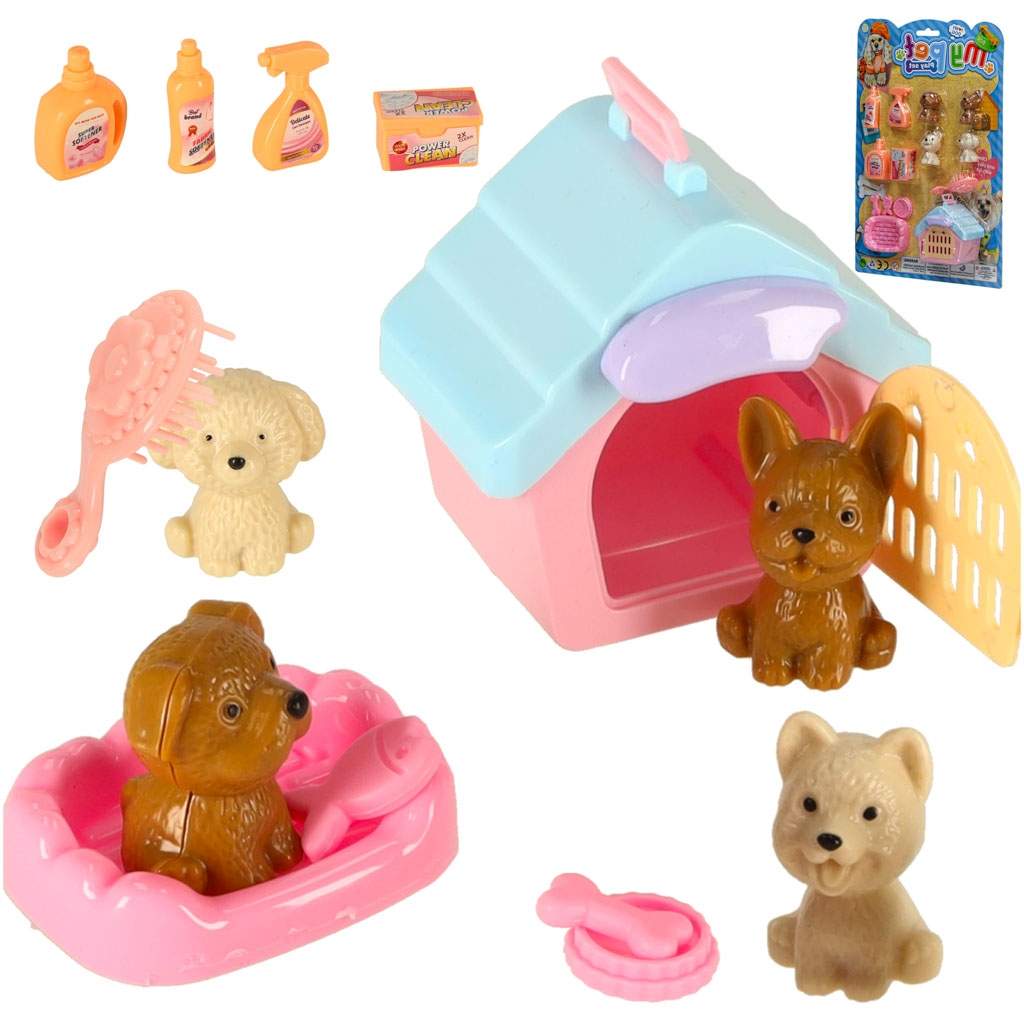Pet spa sæt mini hund til børn