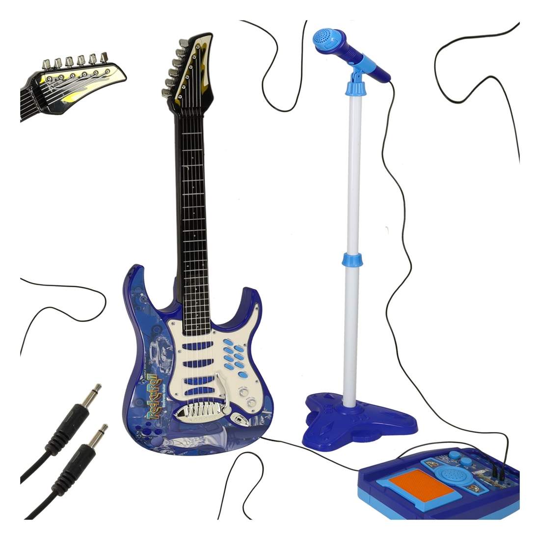 Elgitarr blå IMPORT | Hem & Hobby - Musikinstrument & Tillbehör - Gitarr | Pryloteket