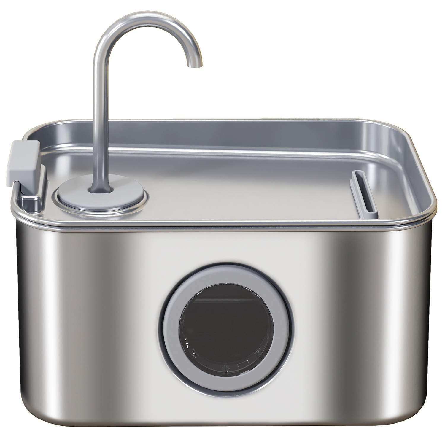 Kattefontæne 3,2L drikkefontæne til katte med støjsvagt pumpe aktivt kulfilter