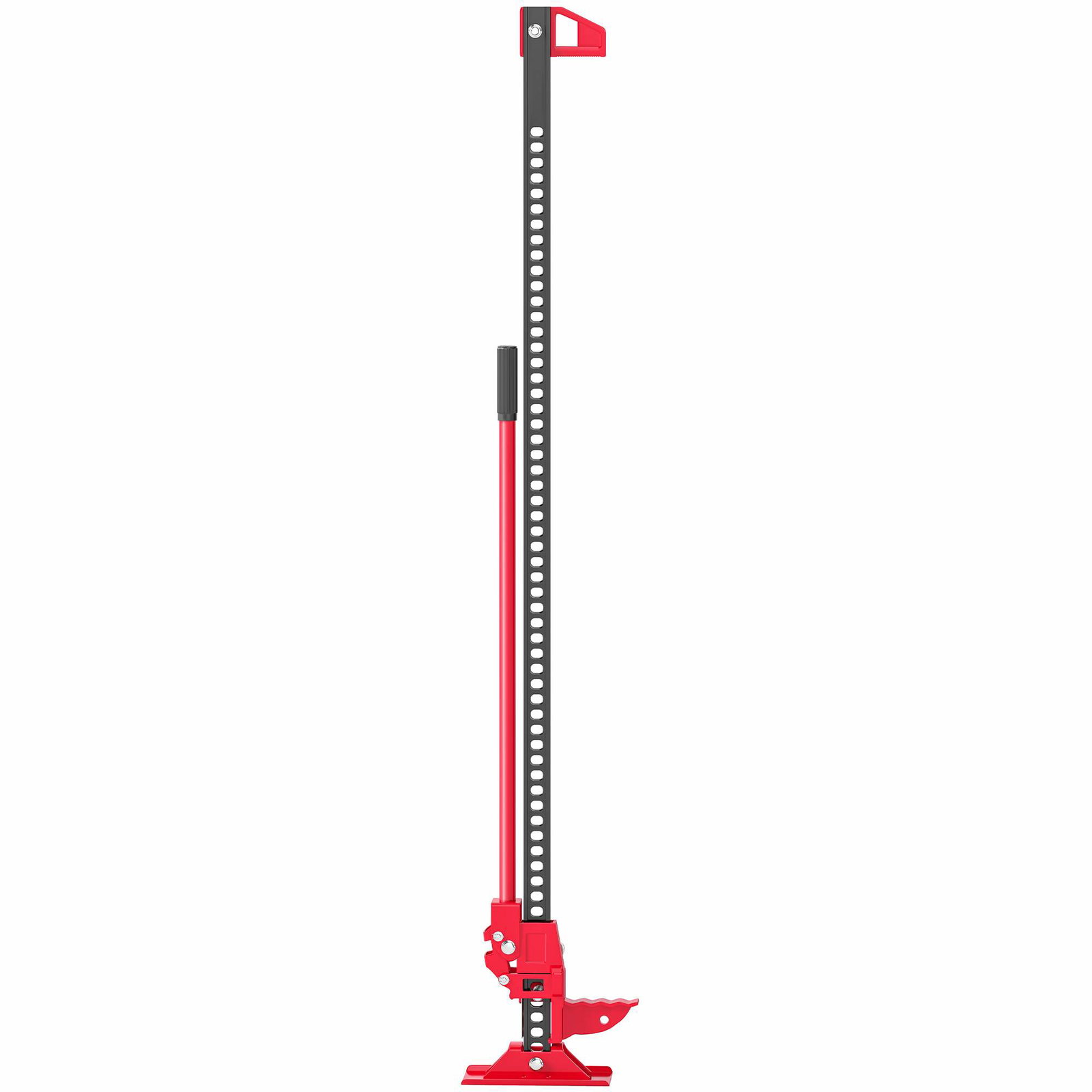 Farm Jack Jack 135 cm 3000 kg bæreevne Offroad stangspil lavet af stål Rød+Sort