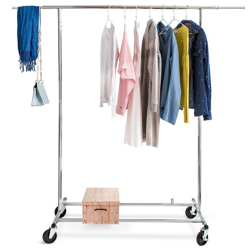 Tatkraft, Drogo - Klädställning med hjul | Hem & Hobby - Hem & Hushåll - Förvaring & Organisering - Klädkrokar & Klädhängare | Pryloteket