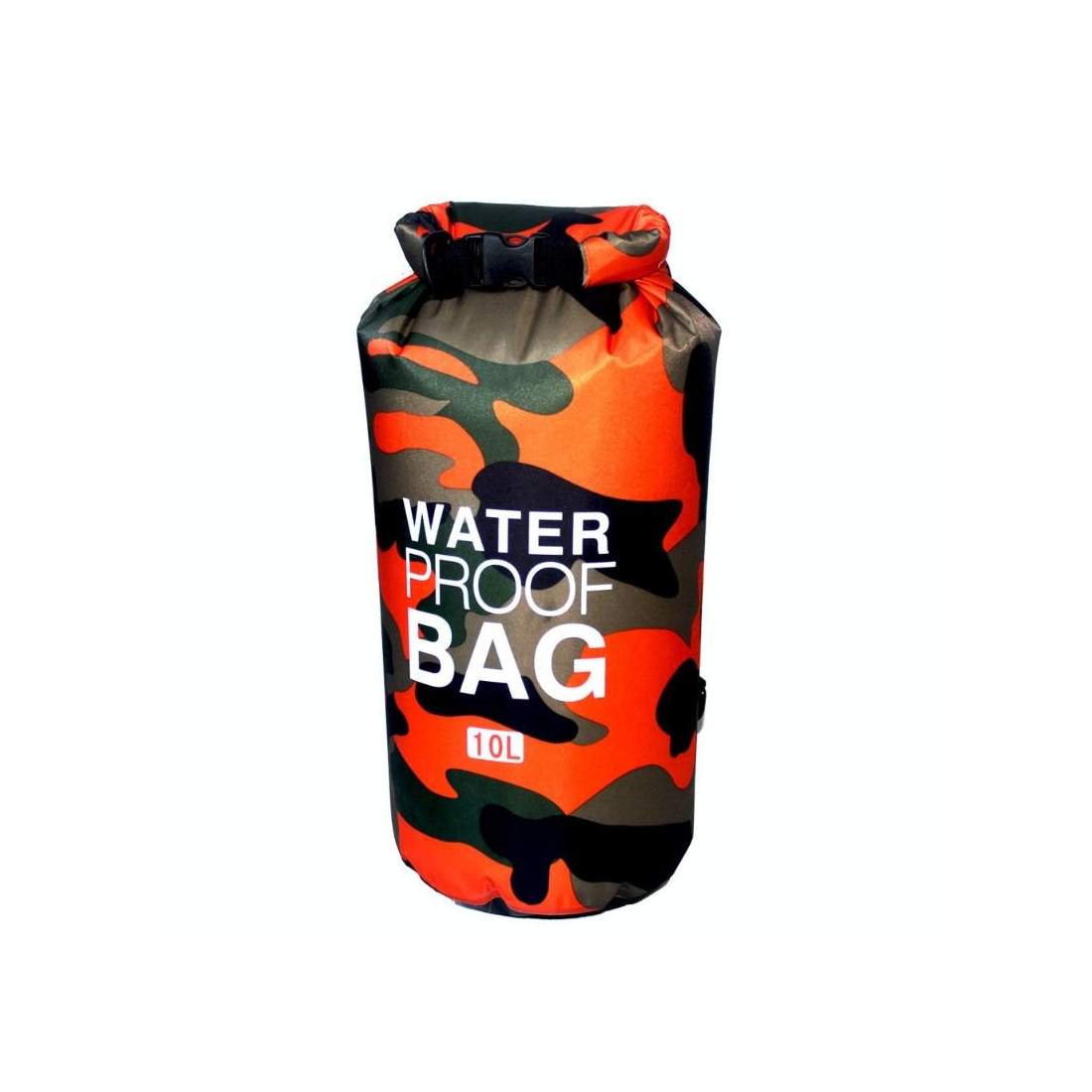 Vattentät påse 10 L, Kamouflage - Orange | Sport & Fritid - Friluftsliv & Camping - Vattensäker Förvaring | Pryloteket