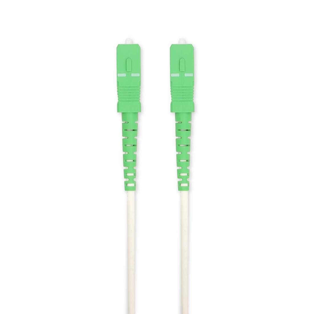 Glasfiber Patch-kabel SMF (Single Mode Phase) SC/APC SC/APC 100 Gbps 6,00 m Vit Presentförpackning med Eurolås | Hem & Hobby - Hem & Hushåll - Bygg | Pryloteket