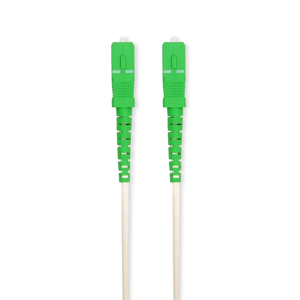 Glasfiber Patch-kabel SMF (Single Mode Phase) SC/APC SC/APC 100 Gbps 2,00 m Vit Presentförpackning med Eurolås | Elektronik - Kablar & Adaptrar - Kablar | Pryloteket