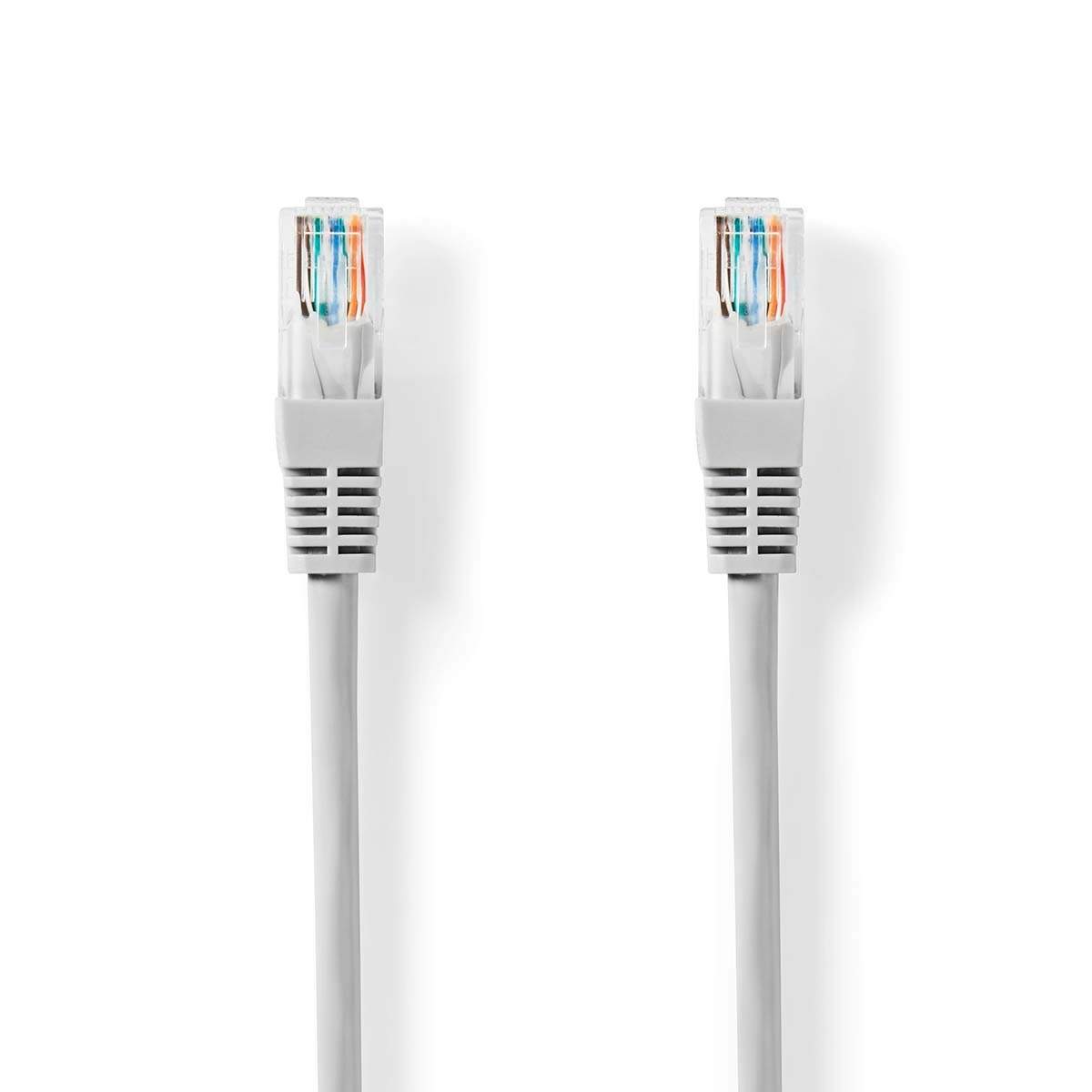 CAT5e nätverkskabel U/UTP RJ45 hane RJ45 hane 30.0 m Rund PVC Grå Label | Hem & Hobby | Pryloteket