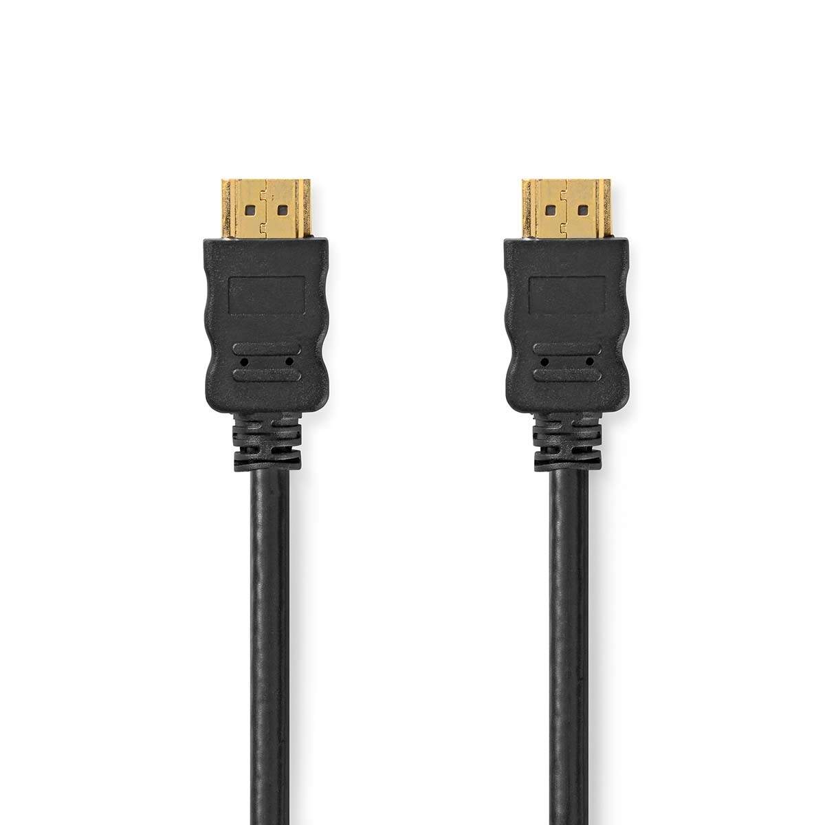 High Speed ​​HDMI ™ kabel med Ethernet HDMI™ Kontakt HDMI™ Kontakt 4K@30Hz ARC 10.2 Gbps 1.50 m Rund PVC Svart | Elektronik - Kablar & Adaptrar - Adaptrar & Signalomvandlare - Video | Pryloteket