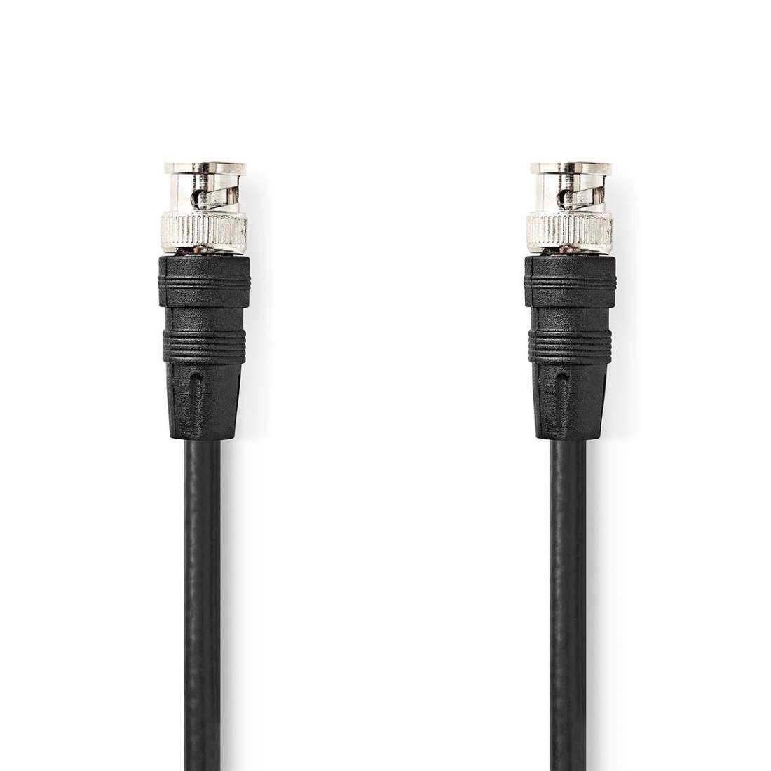 BNC-videokabel BNC Hane BNC Hane Nickelplaterad 75 Ohm 1.00 m Rund PVC Svart Label | Hem & Hobby | Pryloteket