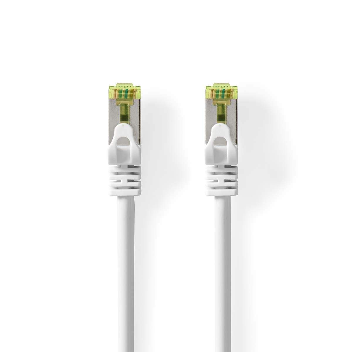 Nedis - CAT7 netværkskabel | S/FTP | RJ45 Han | RJ45 Han | 5.00 m | Snagless | Runde | LSZH | Hvid | Label - CCGL85420WT50