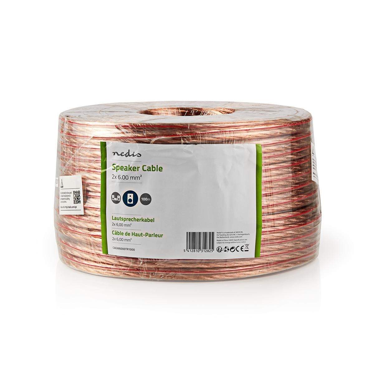 Alternativ bild 1 för Nedis bulk speaker cable - 100 m