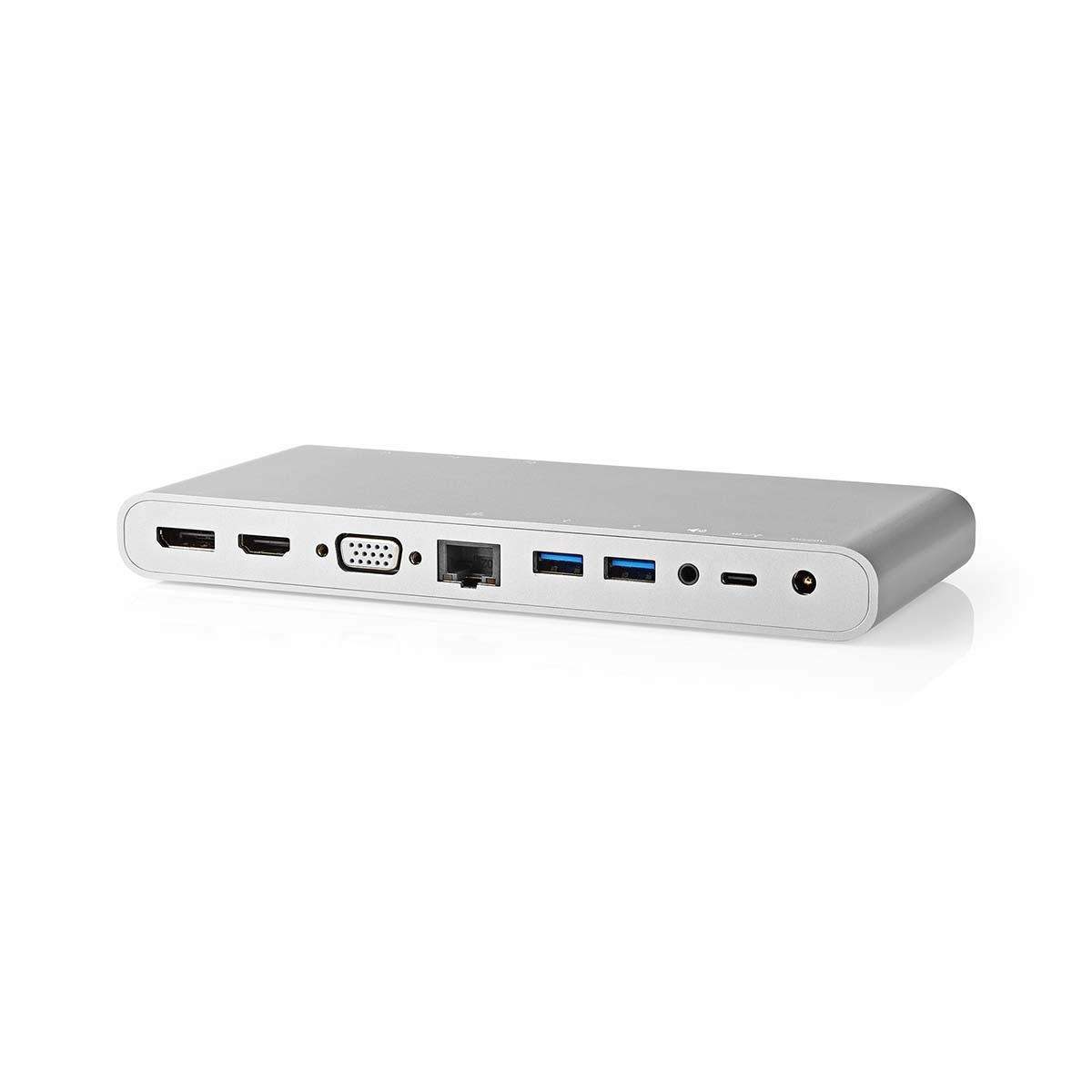 USB Dockningsstation USB 3.2 Gen 1 USB-C™ Hane DisplayPort Hona / HDMI™ Hona / RJ45 Hona / VGA hona 15p / 2x 3.5 mm, Hona | Elektronik - Kablar & Adaptrar - Kablar | Pryloteket