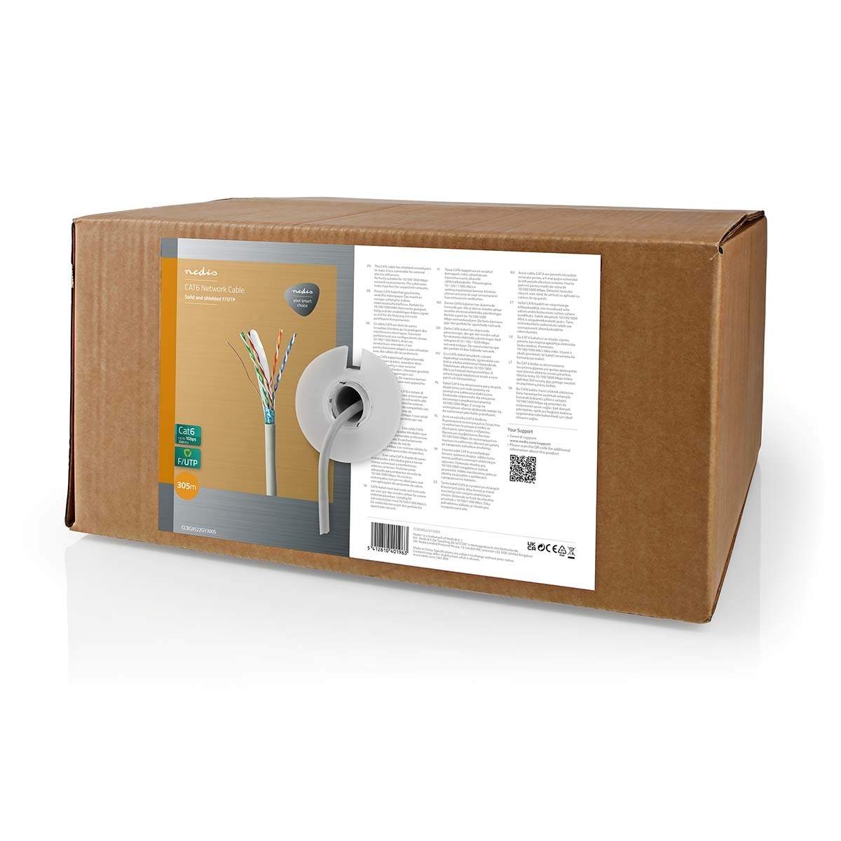 Network Cable Roll | CAT6 | Solid | F/UTP | CCA | 305.0 m | Indoor ...