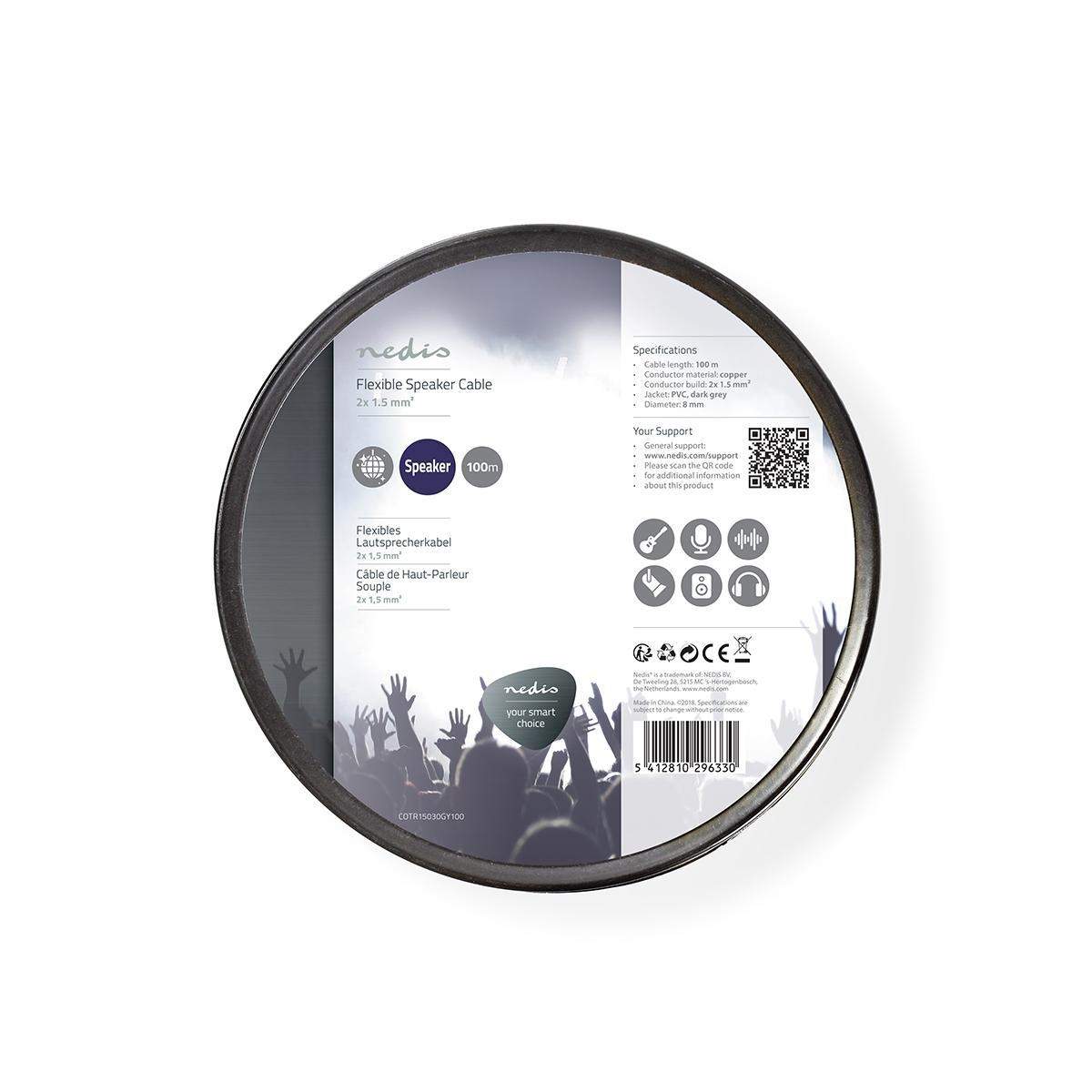 Alternativ bild 1 för Nedis bulk speaker cable - 100 m