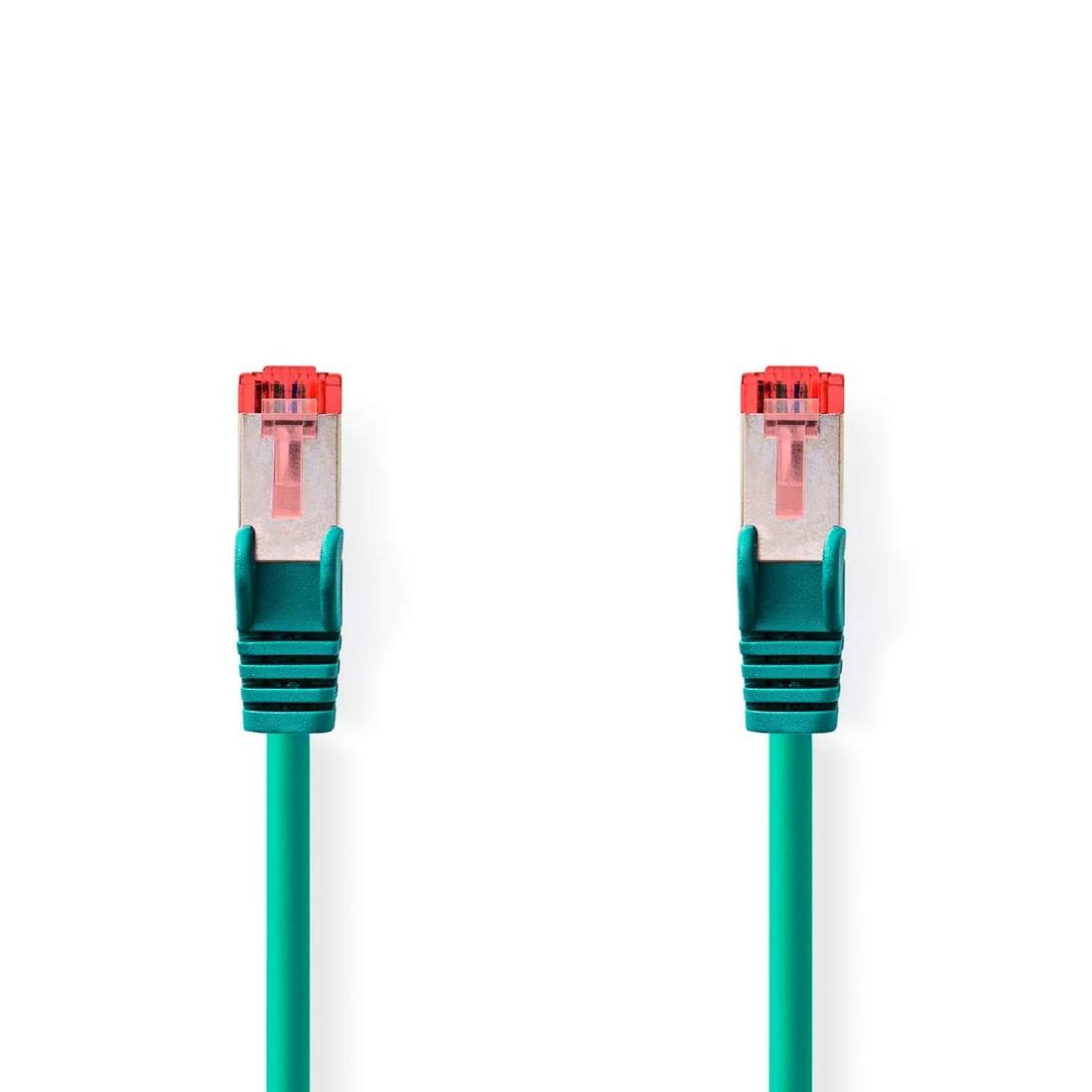 CAT6 Nätverkskabel RJ45 hane RJ45 hane S/FTP 2.00 m Rund LSZH Grön Kuvert | Hem & Hobby | Pryloteket