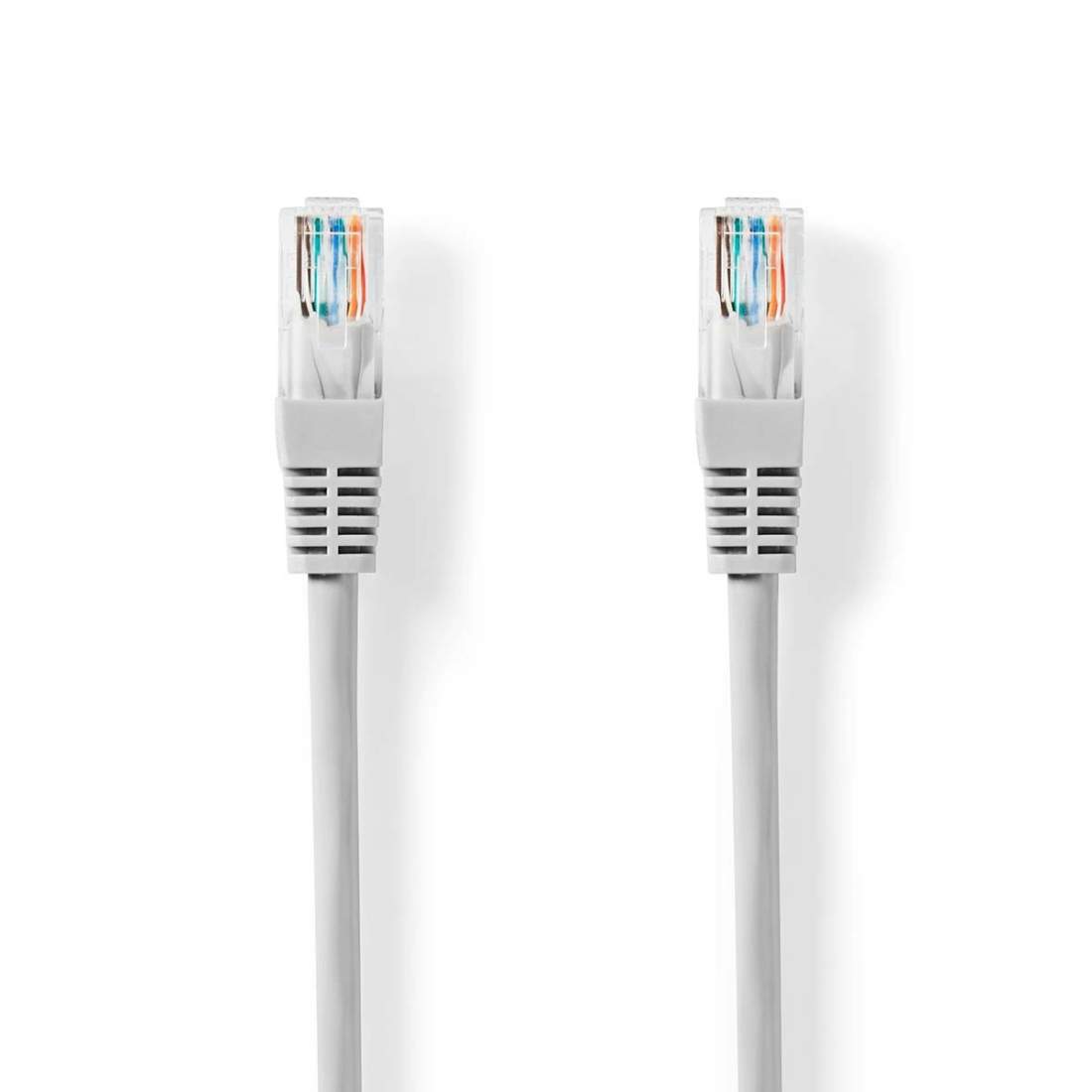 CAT5e nätverkskabel U/UTP RJ45 hane RJ45 hane 3.00 m Rund PVC Grå Label | Hem & Hobby | Pryloteket