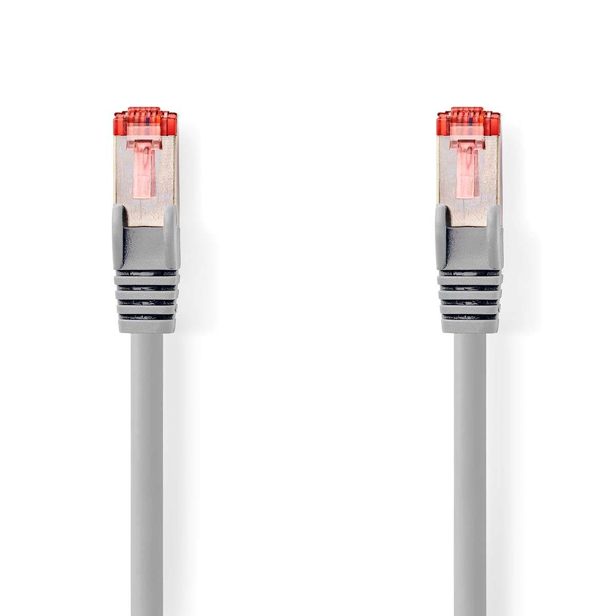 Nedis - Kat 6 kabel | RJ45 Han | RJ45 Han | S/FTP | 7.50 m | Runde | LSZH | Grå | Label - CCGL85221GY75