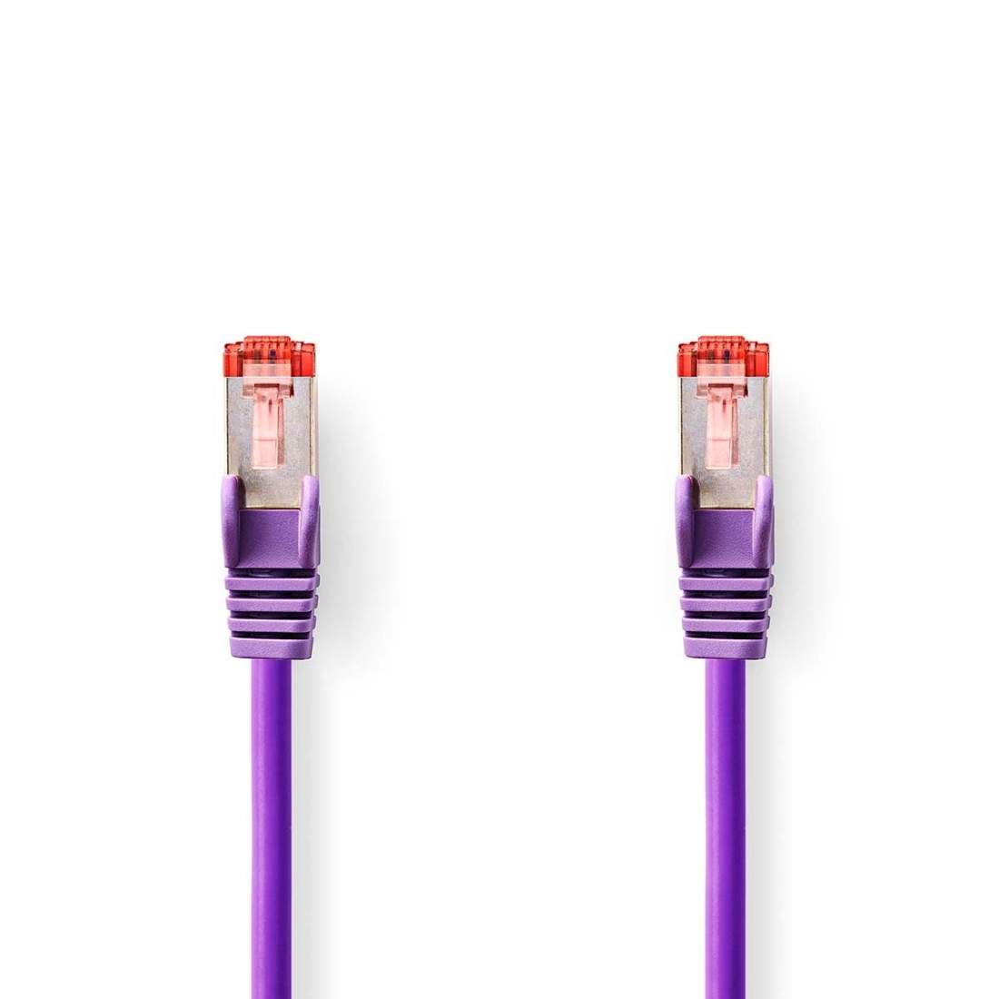 CAT6 Nätverkskabel RJ45 hane RJ45 hane S/FTP 1.00 m Rund LSZH Violett Label | Hem & Hobby | Pryloteket